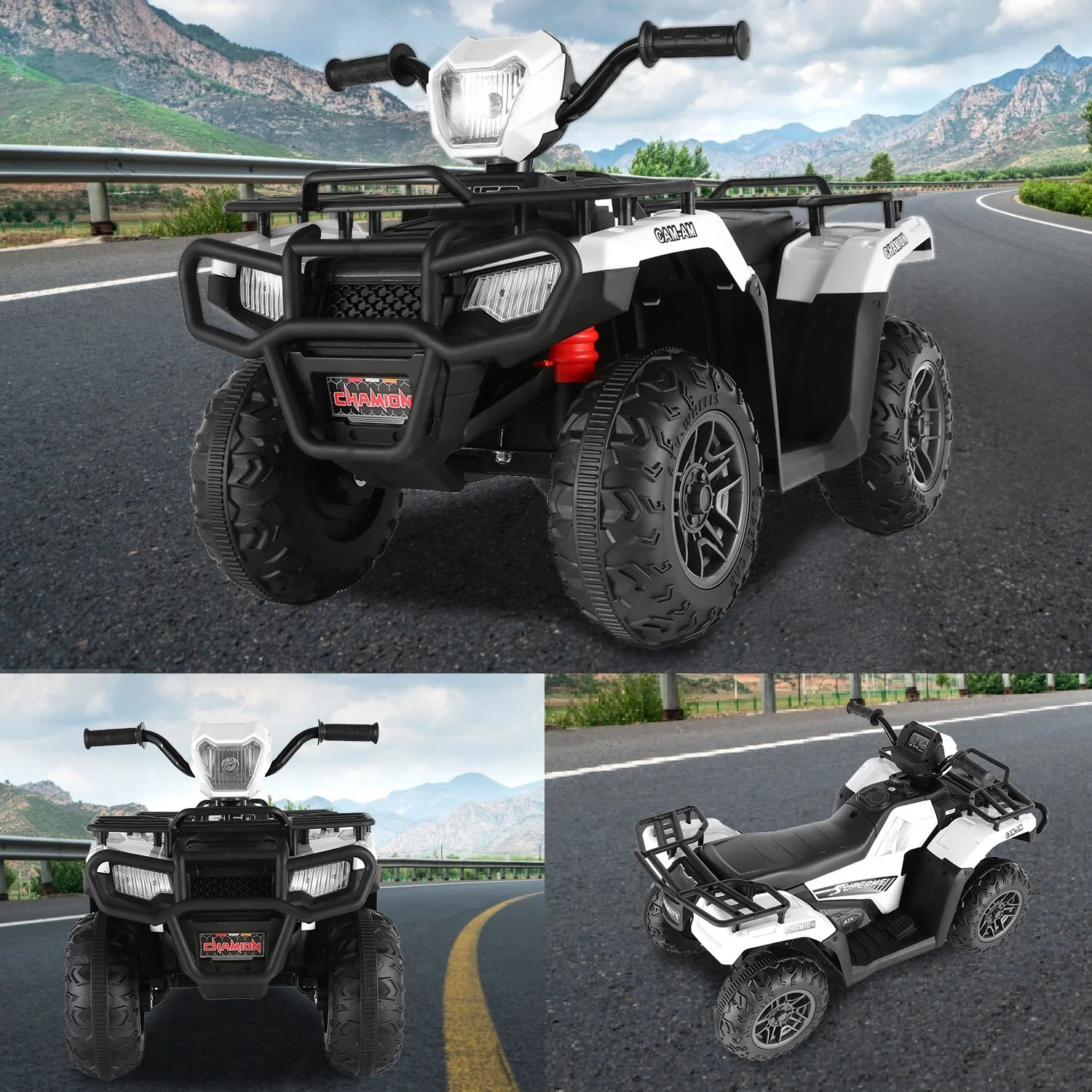 12V Electric Ride-On ATV for Kids Off-Road 4-Wheeler Quad with Remote Control - Image 10