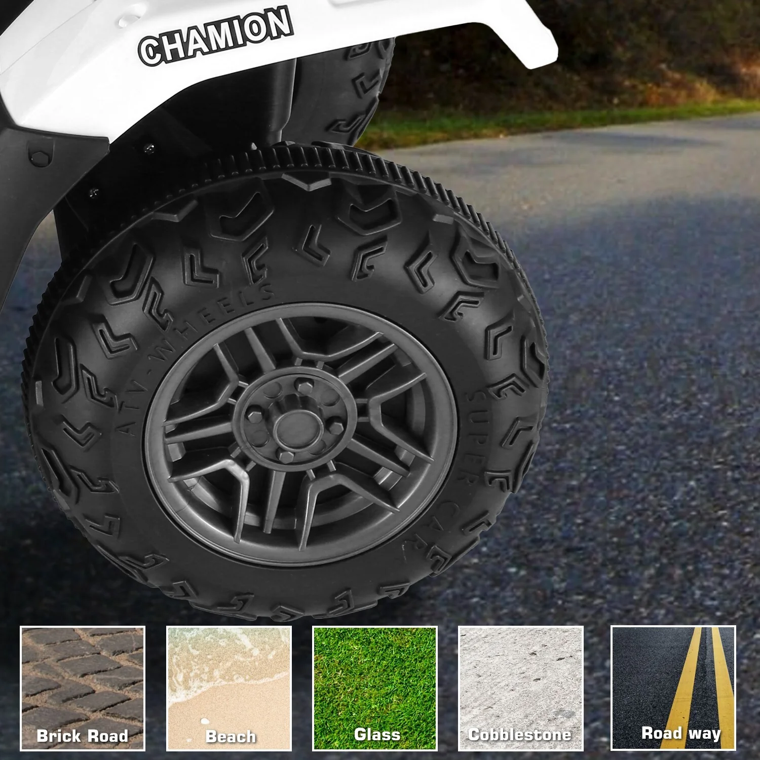 12V Electric Ride-On ATV for Kids Off-Road 4-Wheeler Quad with Remote Control - Image 5