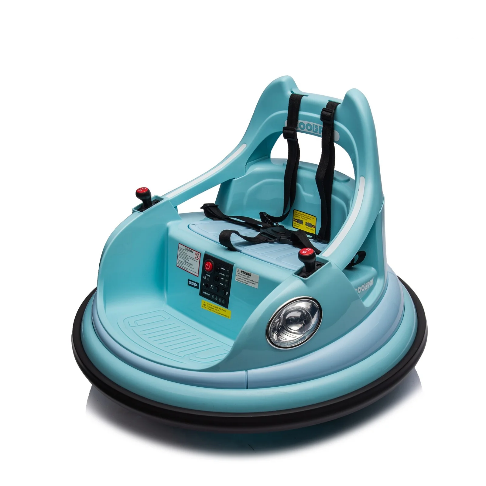 12V Ride-On Bumper Car for Kids Electric Car with Remote Control Blue - Image 17