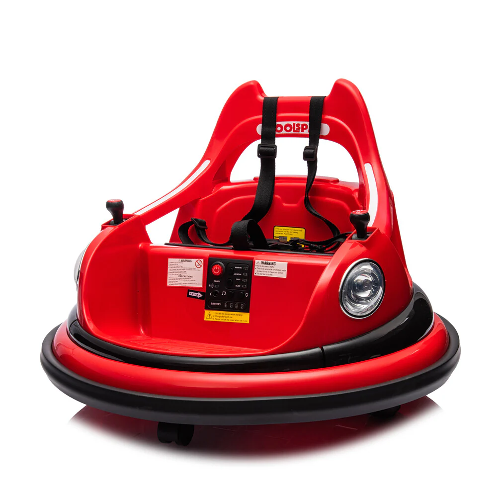12V Ride-On Bumper Car for Kids with 2WD, Remote Control and 360° Spin, Ages 1.5-5 - Image 14