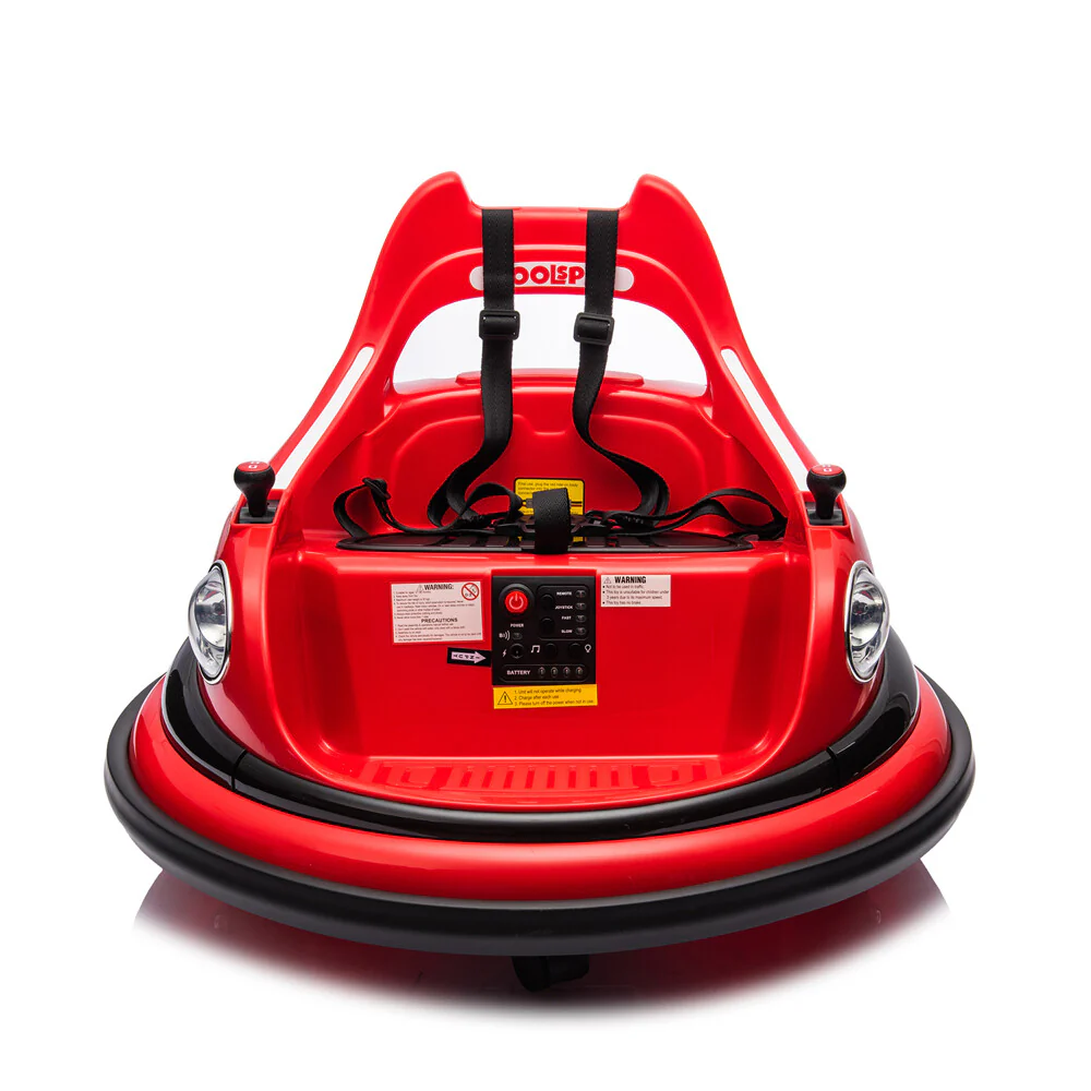 12V Ride-On Bumper Car for Kids with 2WD, Remote Control and 360° Spin, Ages 1.5-5 - Image 18