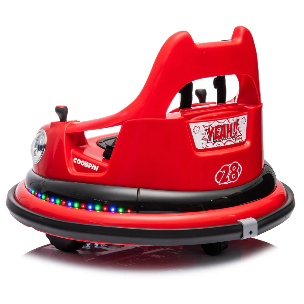 12V Ride-On Bumper Car for Kids with 2WD, Remote Control and 360° Spin, Ages 1.5-5 - Image 24