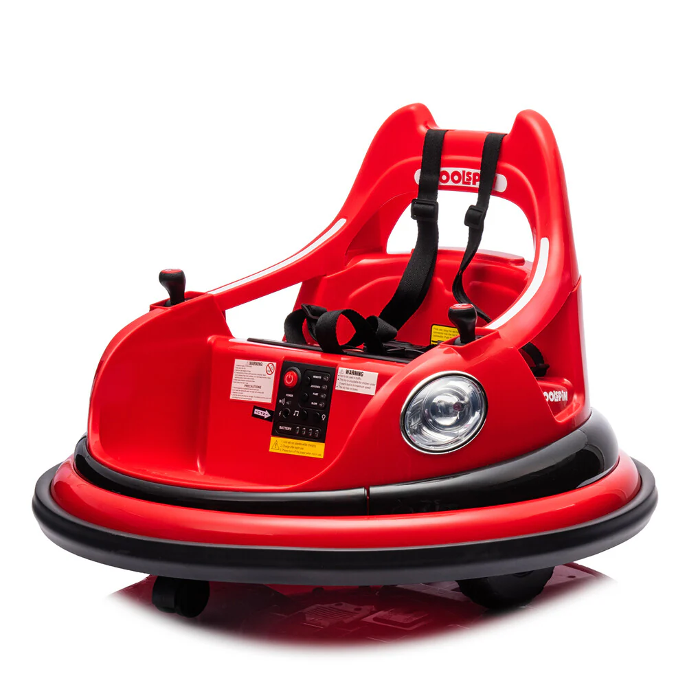 12V Ride-On Bumper Car for Kids with 2WD, Remote Control and 360° Spin, Ages 1.5-5 - Image 6