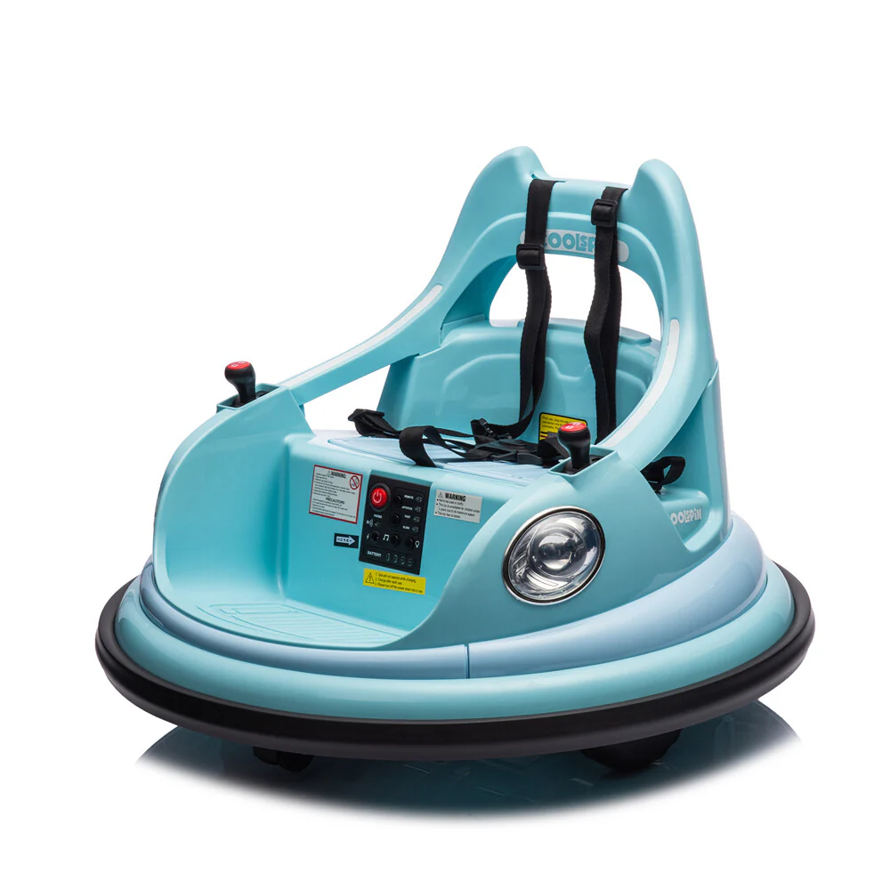 12V Ride-On Bumper Car for Kids Ages 1.5-5 with 2WD, Remote Control, and 360° Spin - Image 19