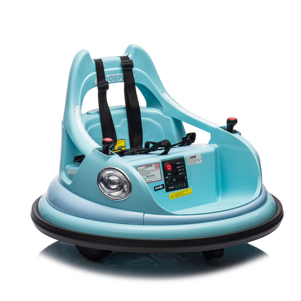 12V Ride-On Bumper Car for Kids Ages 1.5-5 with 2WD, Remote Control, and 360° Spin - Image 21