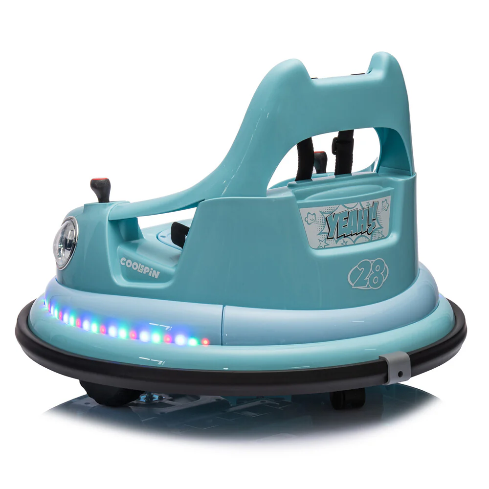 12V Ride-On Bumper Car for Kids Ages 1.5-5 with 2WD, Remote Control, and 360° Spin - Image 22