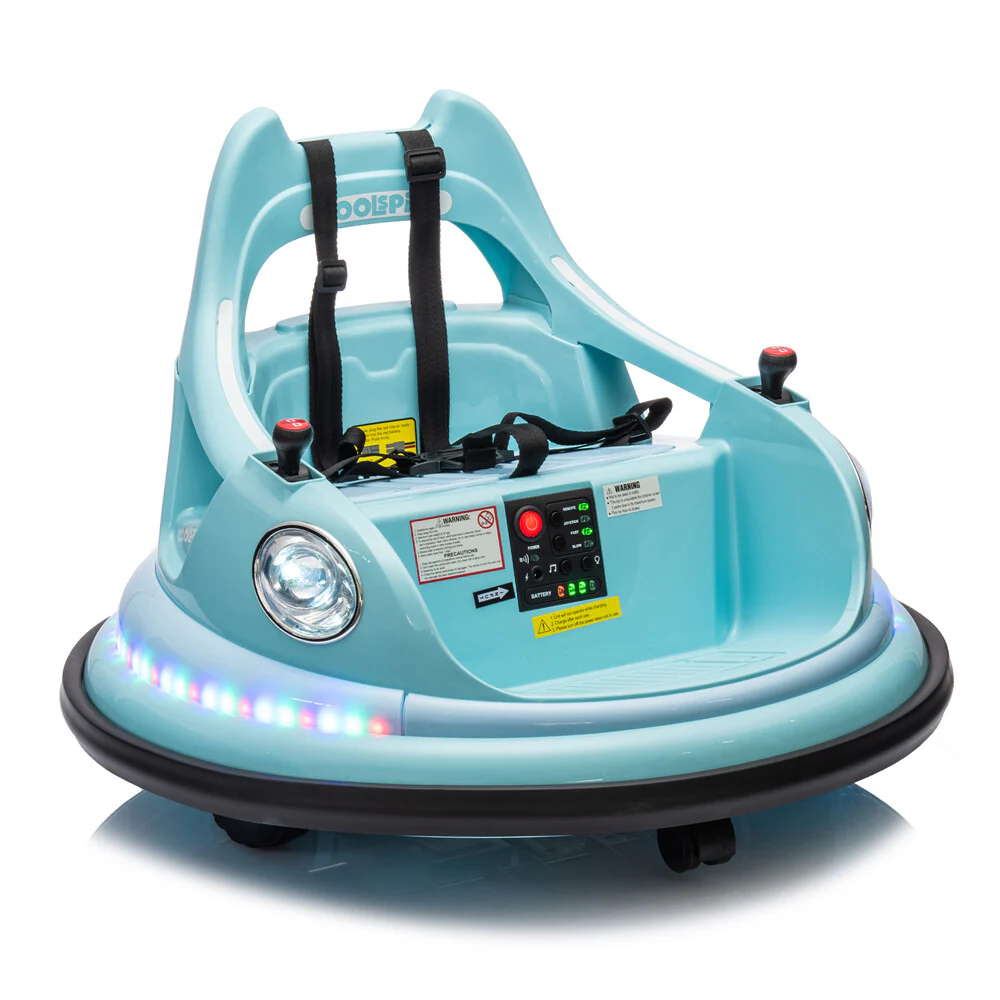 12V Ride-On Bumper Car for Kids Ages 1.5-5 with 2WD, Remote Control, and 360° Spin - Image 23
