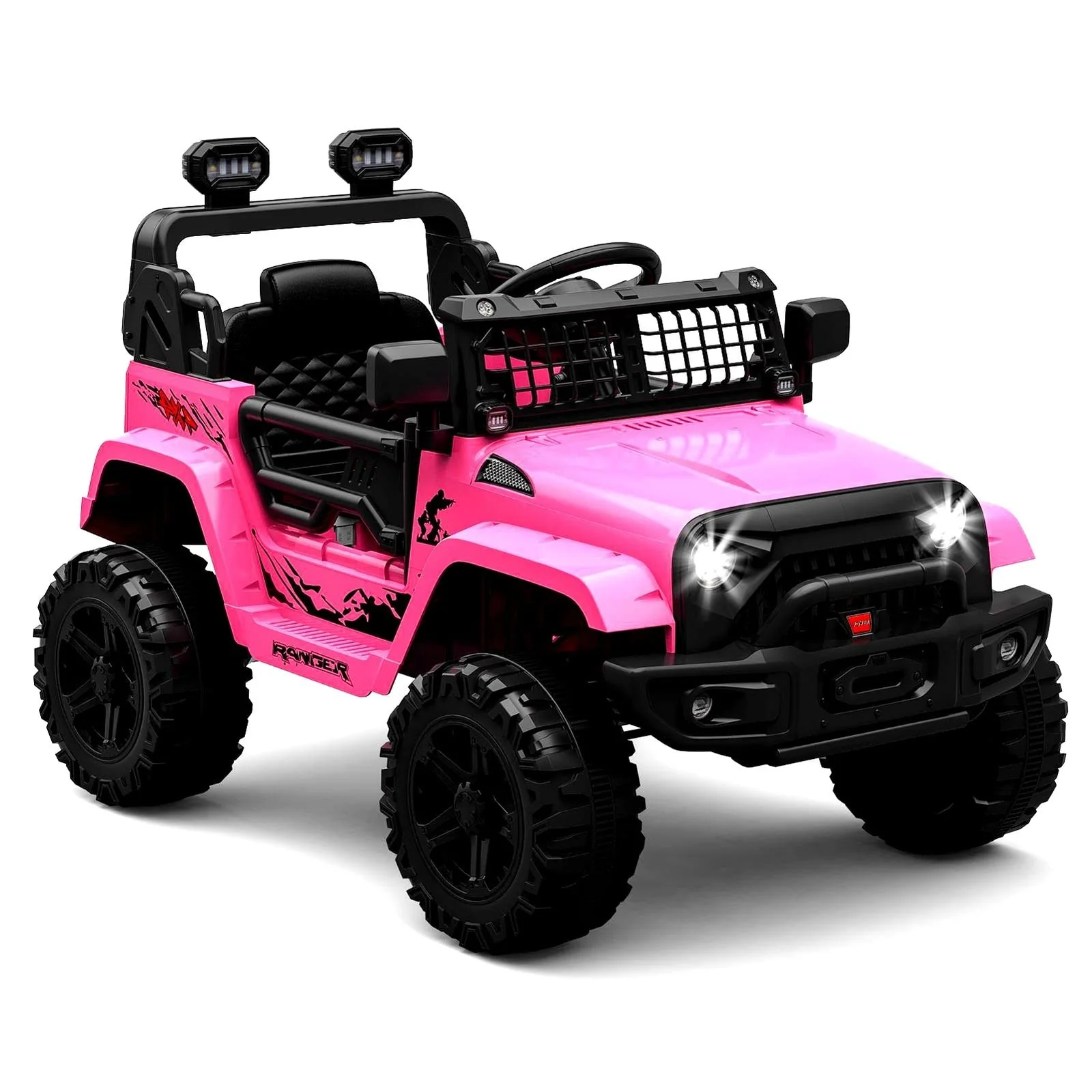 12V Electric Ride-On Truck for Kids with Remote Control and Spring Suspension - Image 9