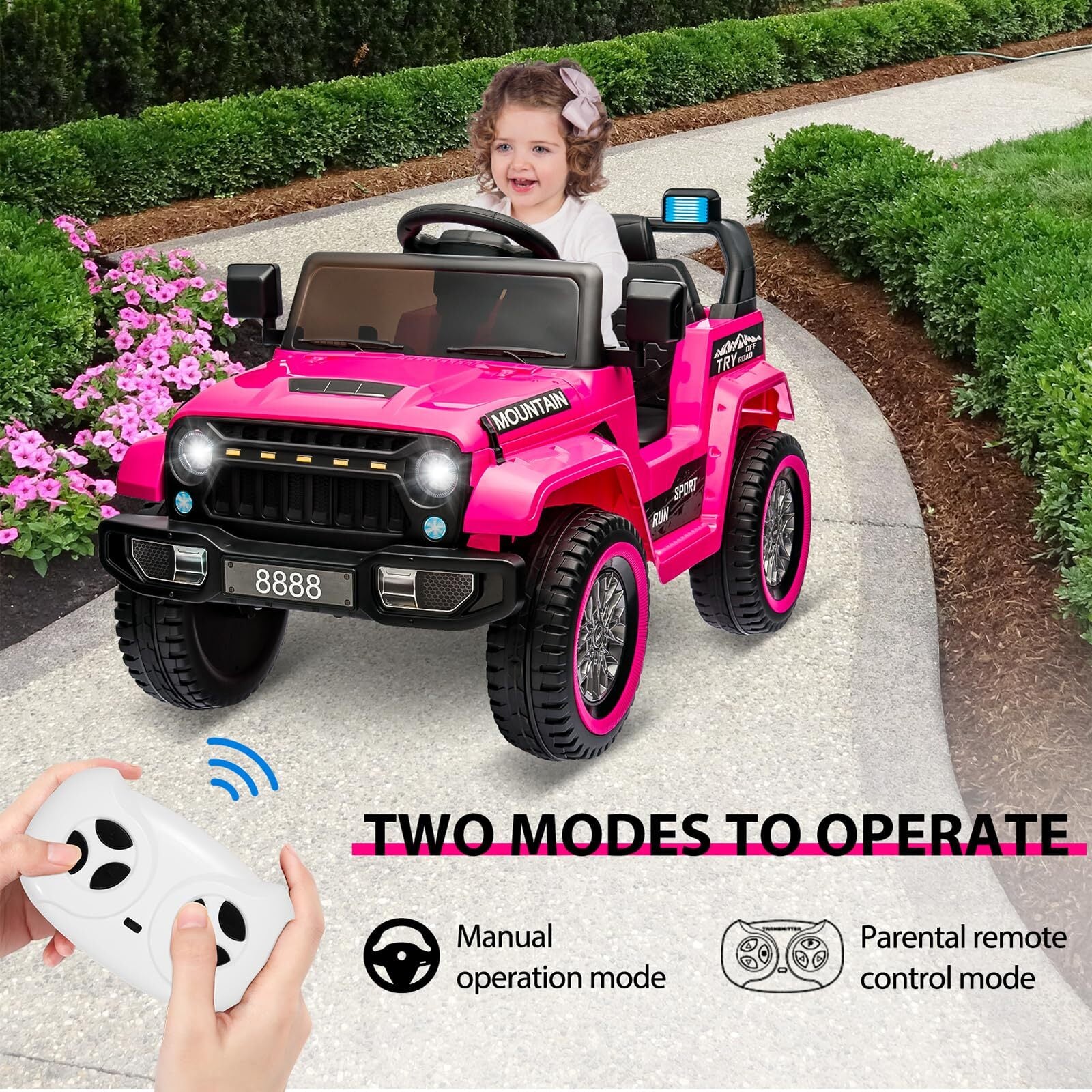 12V Battery-Powered Electric 4-Wheeler Ride-On Truck with Music for Kids - Image 8