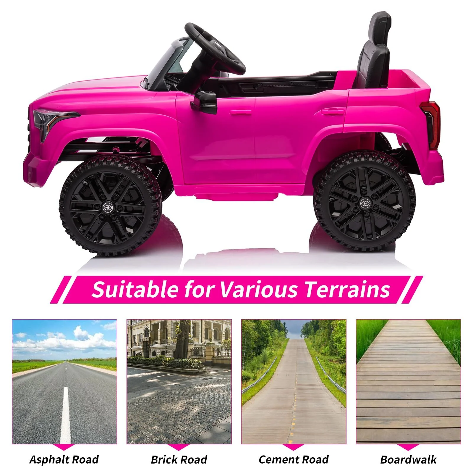 12V Battery-Powered Electric Ride-On Truck for Kids with 4 Wheels and Spring Suspension - Image 8