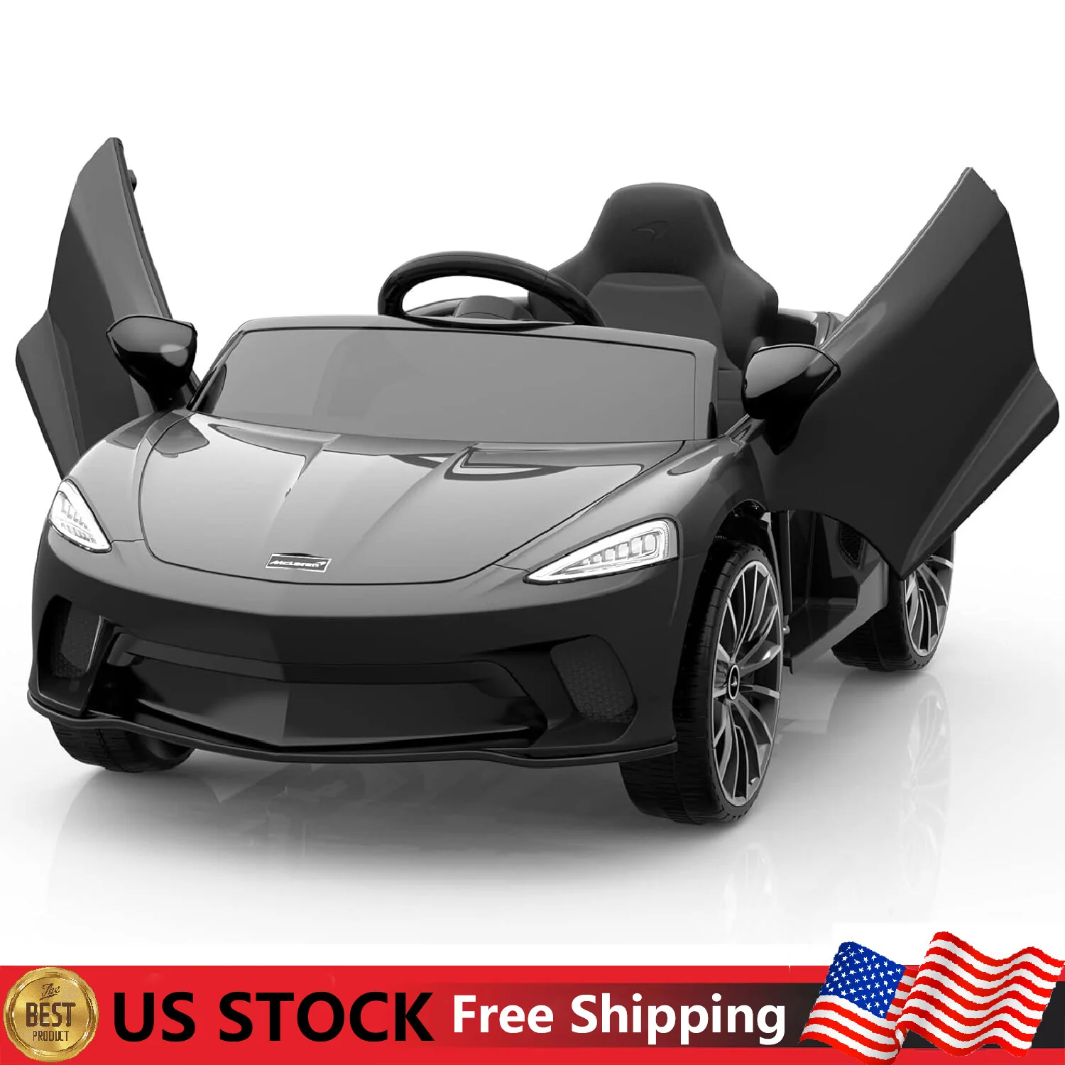 12V Electric Ride On Car for Kids, Battery Powered, Lamborghini Style, Licensed with Remote Control - Image 10