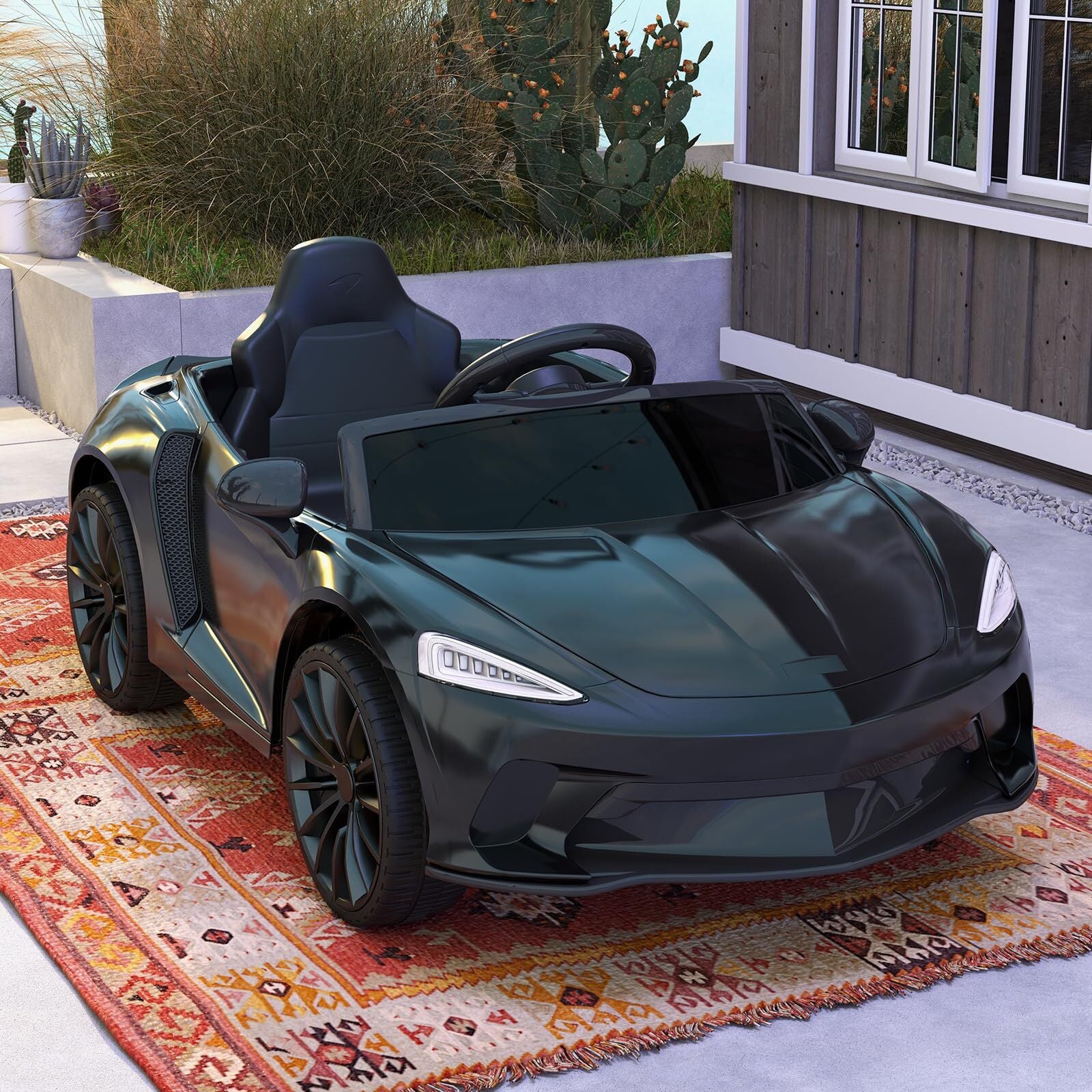 12V Electric Ride On Car for Kids, Battery Powered, Lamborghini Style, Licensed with Remote Control - Image 2