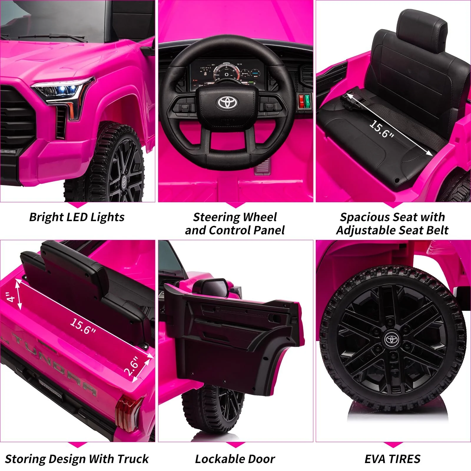 12V Battery-Powered Electric Ride-On Car for Kids with 4 Wheels and Remote Control - Image 5