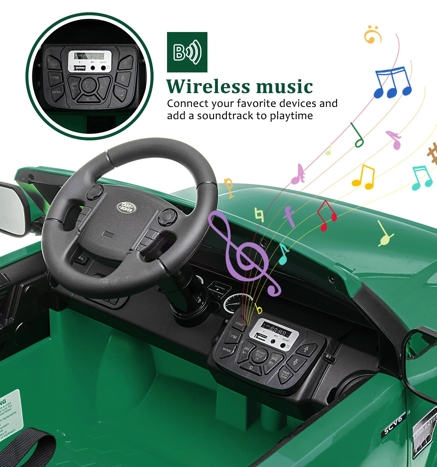 12V Battery-Powered Kids Sports Ride-On Car with Parent Remote Control - Image 19