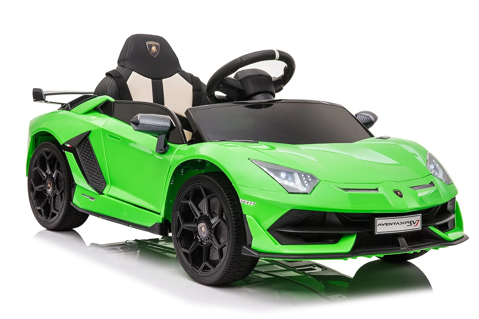 12V Electric Ride-On Car for Kids Licensed Lamborghini SVJ with Remote Control - Image 15