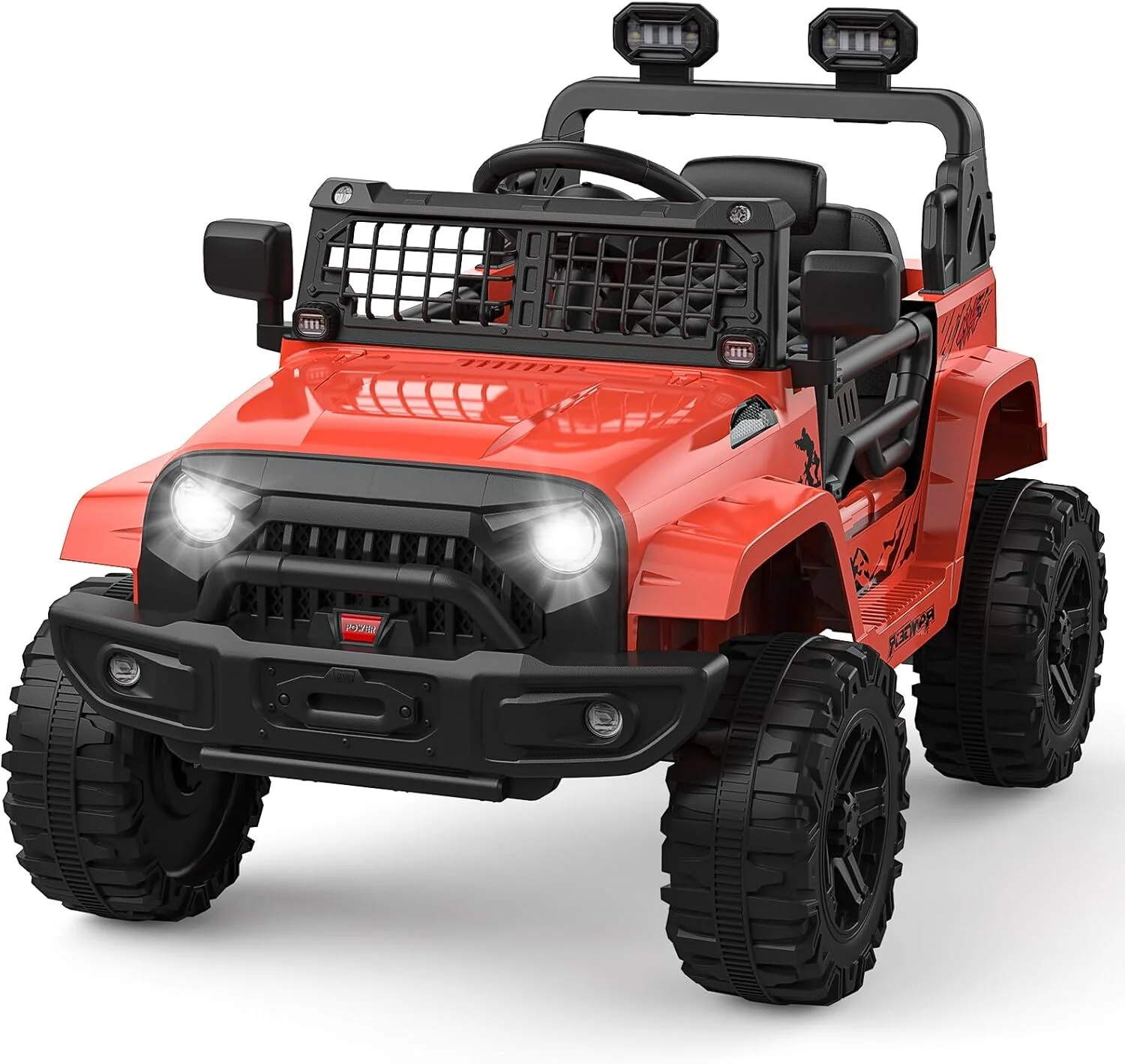 12V Electric Ride-On Truck Toy for Kids with LED Lights and Remote Control - Image 21
