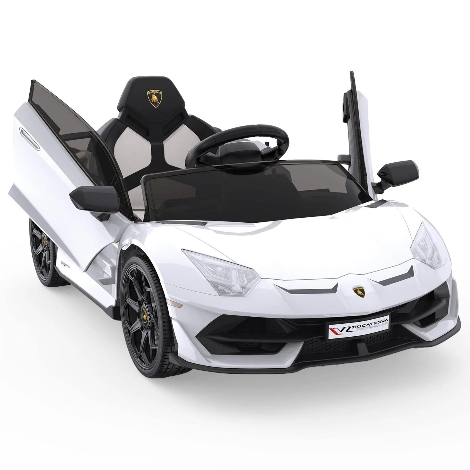 12V Electric Ride-On Lamborghini Car for Kids with LED Lights - Image 5
