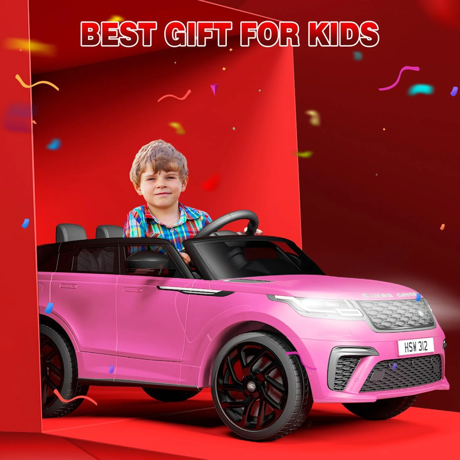 12V Licensed Land Rover Electric Ride-On Car for Kids Toy Gift - Image 9