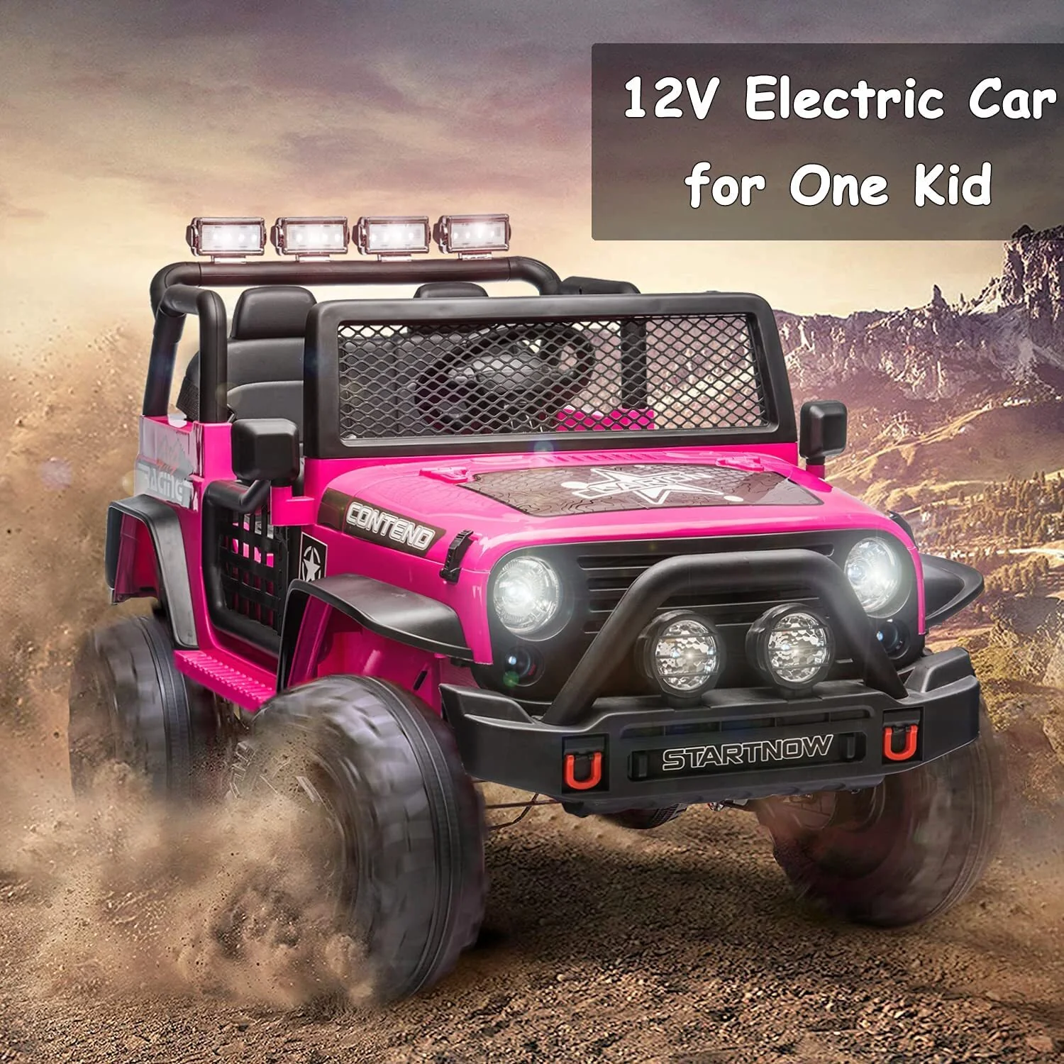 12V Electric Ride-On Jeep Truck with Remote Control for Kids and Toddlers - Image 16