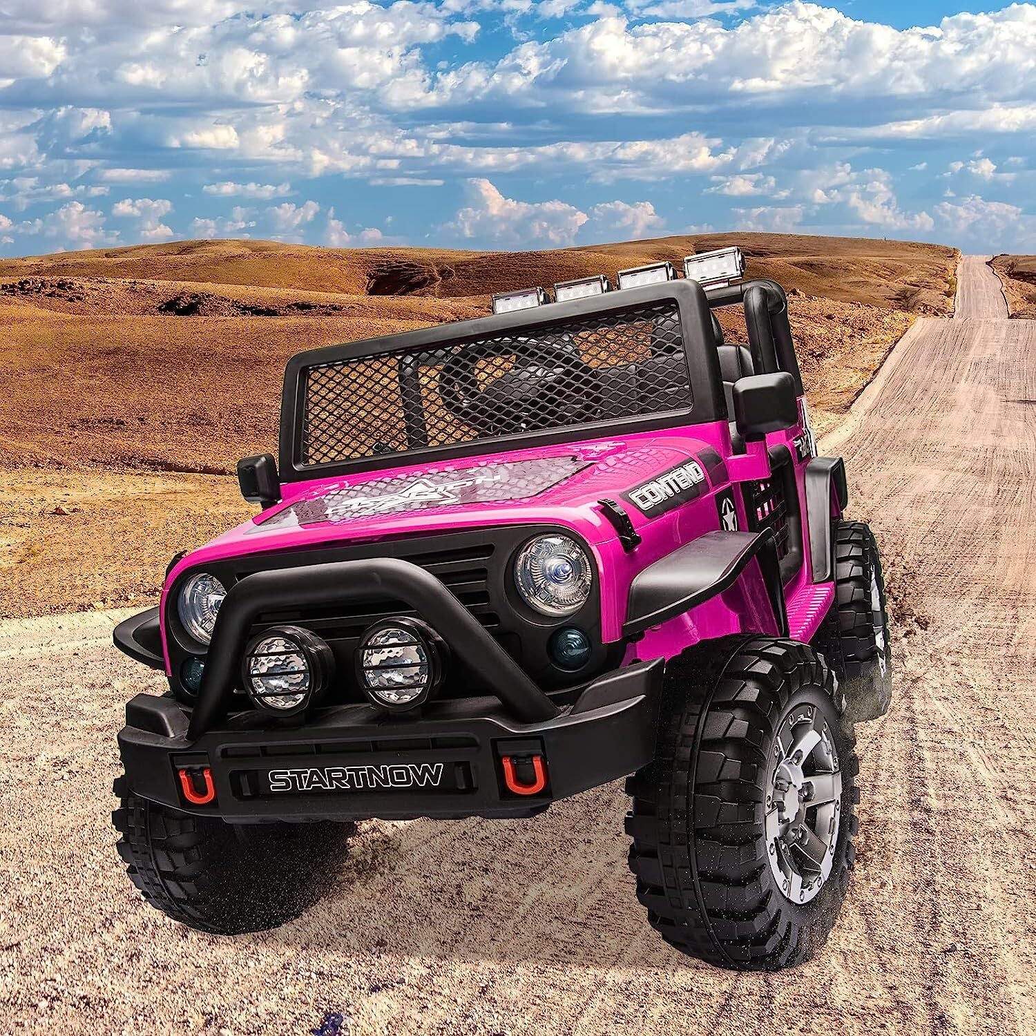 12V Electric Ride-On Jeep Truck with Remote Control for Kids and Toddlers - Image 17