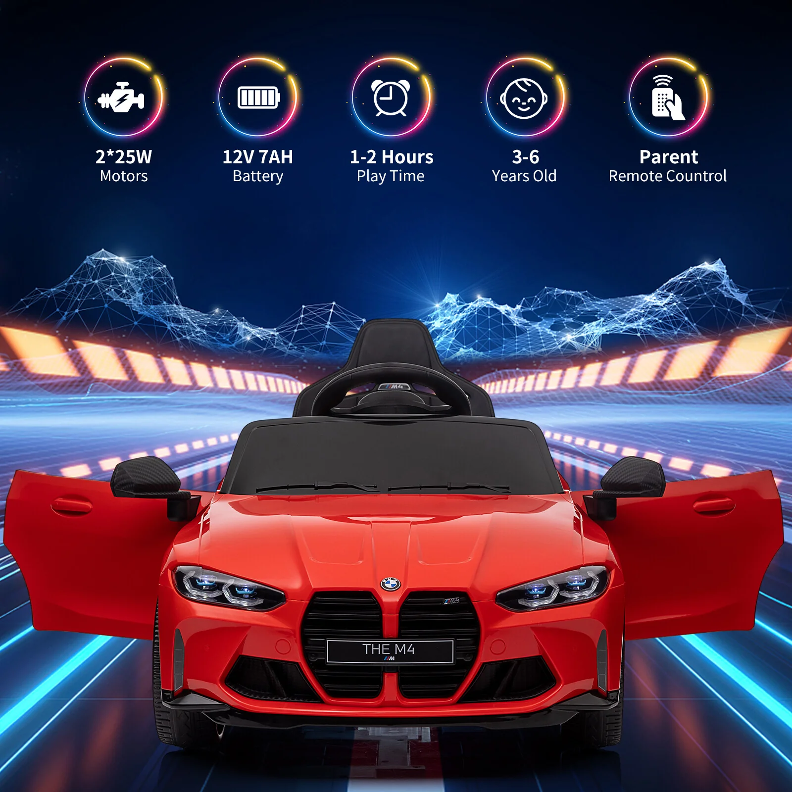 12V Battery-Powered Ride-On Car for Kids with Remote Control - Image 16