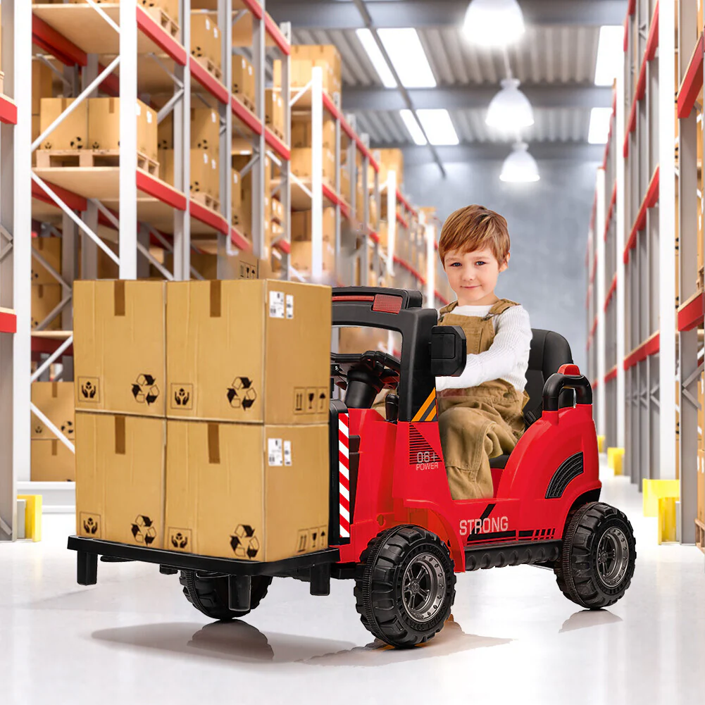 12V Electric Ride-On Forklift Car for Kids with Remote Control and Pallet - Image 10