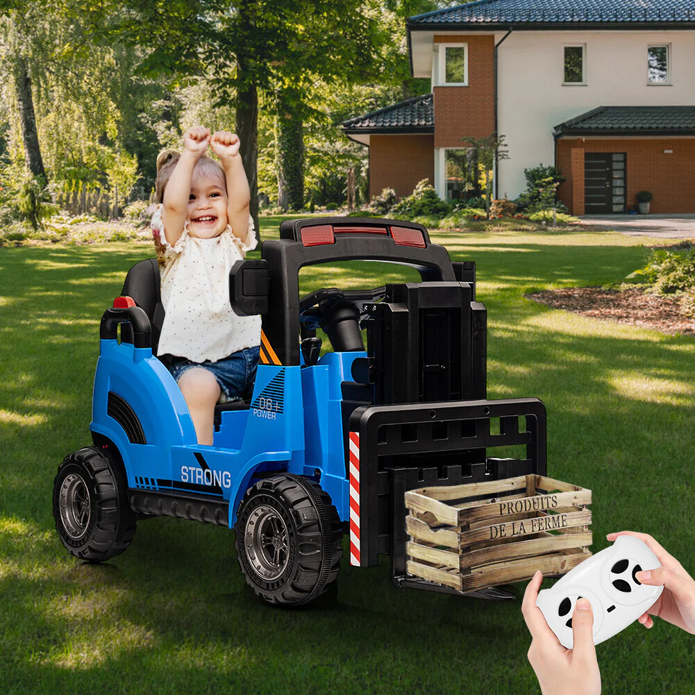12V Electric Ride-On Forklift Car for Kids with Remote Control and Pallet - Image 16