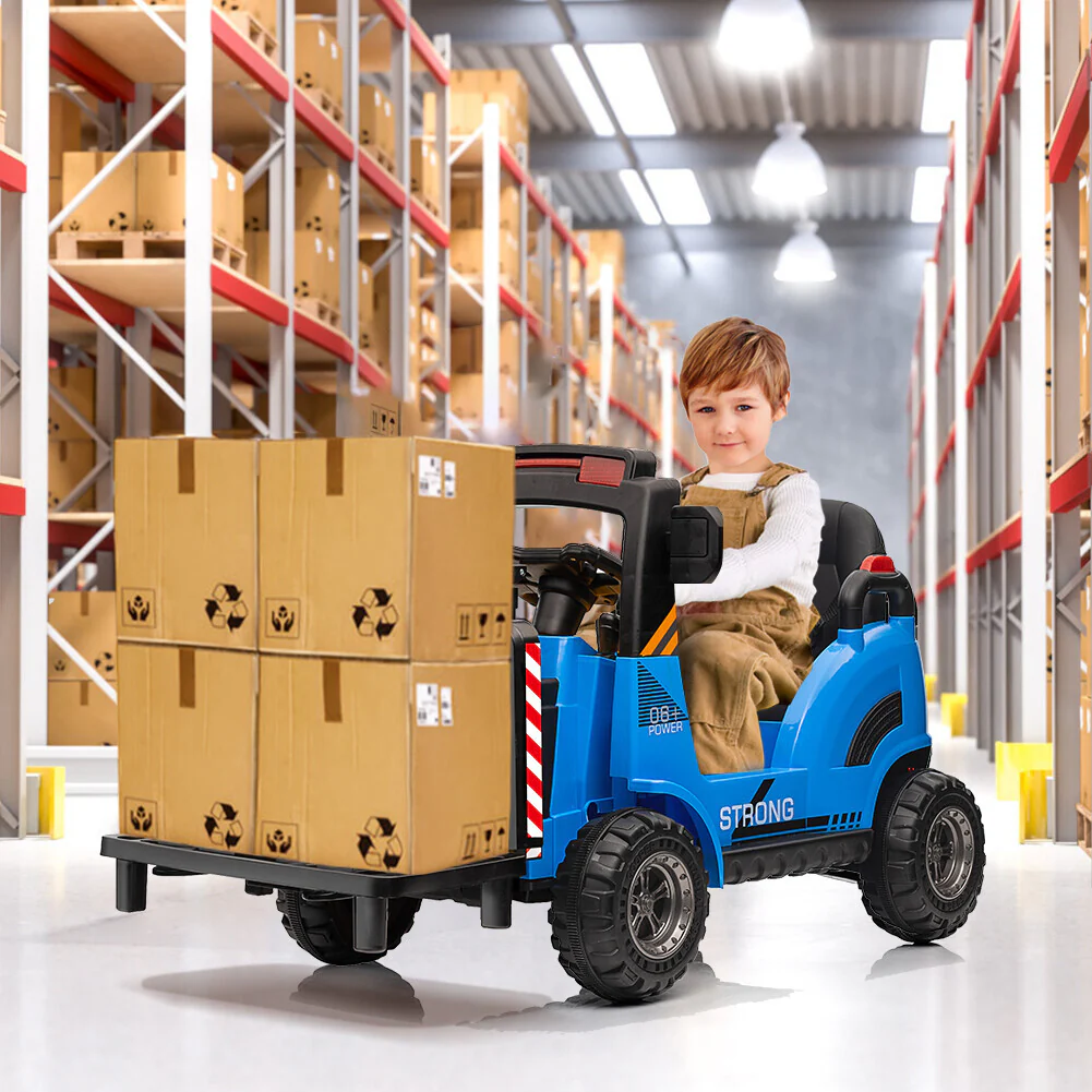 12V Electric Ride-On Forklift Car for Kids with Remote Control and Pallet - Image 19