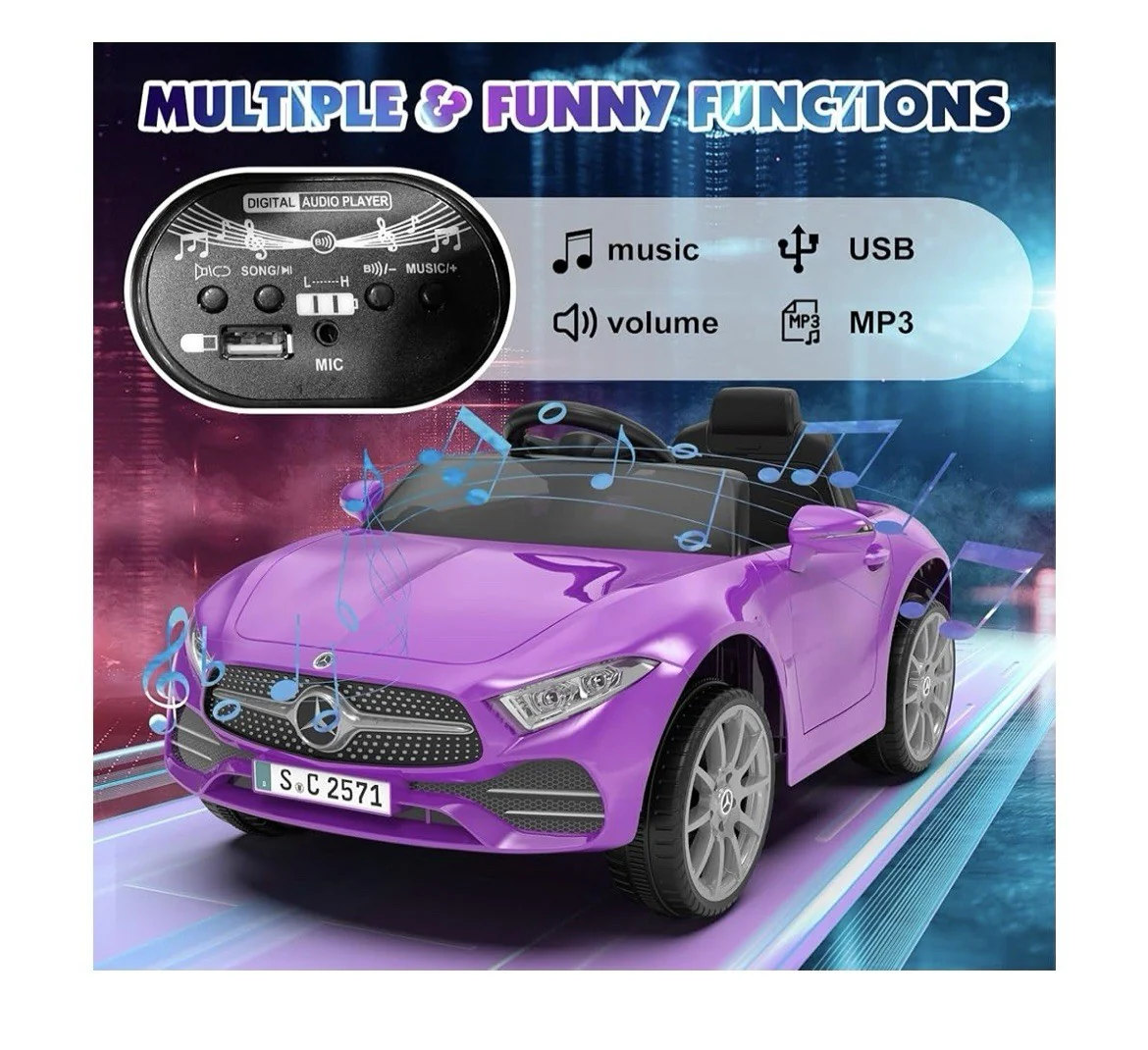 12V Battery-Powered Electric Ride-On Car with 2.4G Remote Control for Kids - Image 5