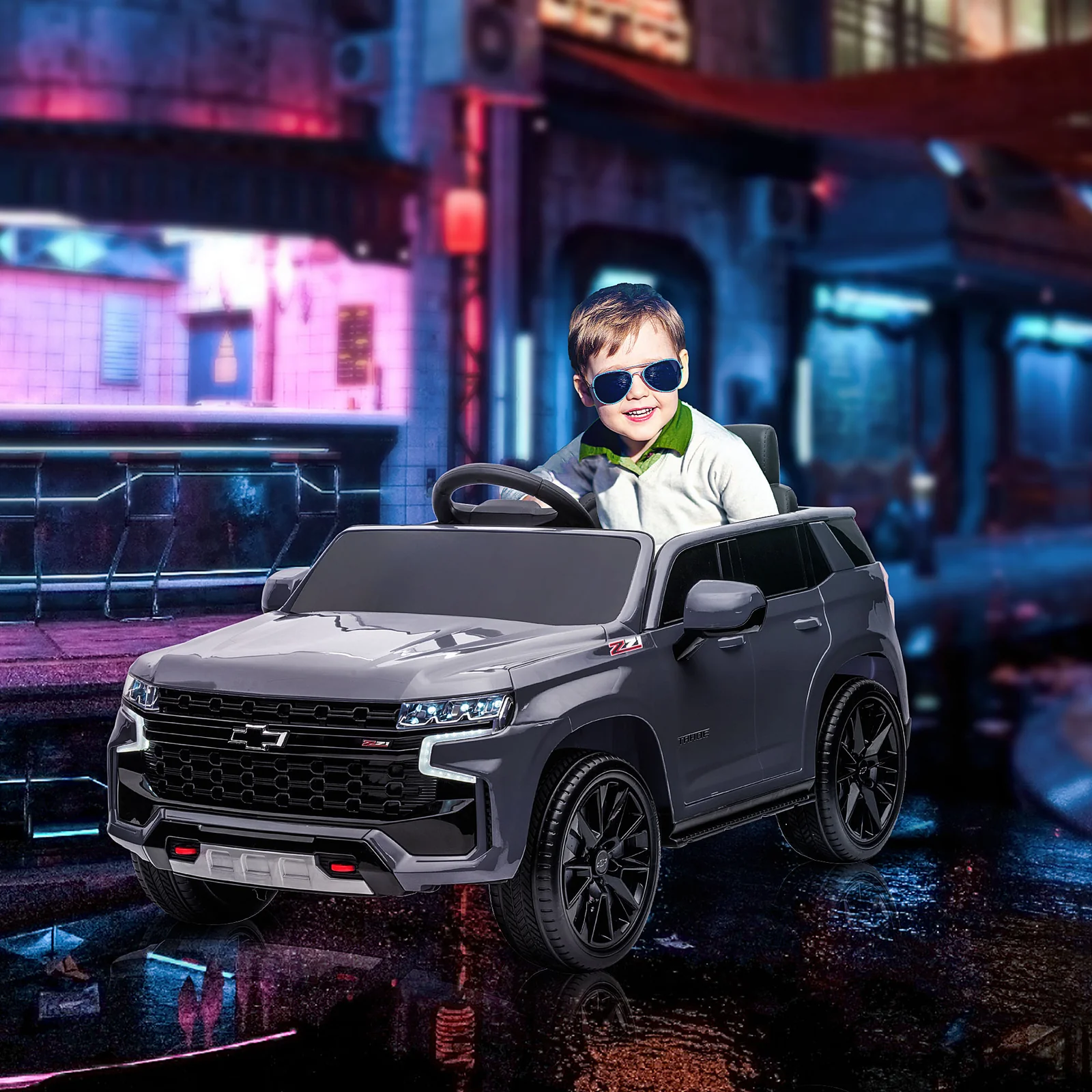 12V Electric Kids Ride-On Car with Parent Remote Control and Music Player - Image 10