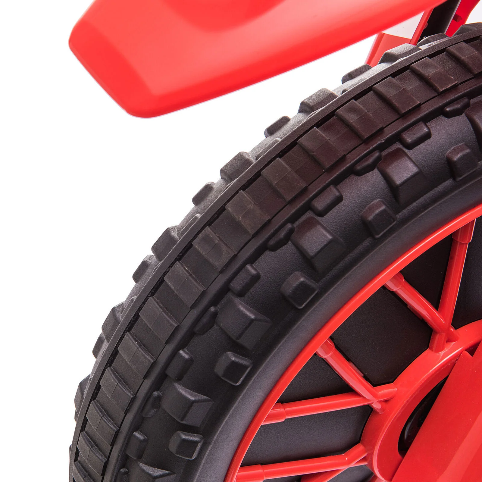 12V Electric Ride-On Dirt Bike Motorcycle Toy with Training Wheels for Off-Road Use - Image 11