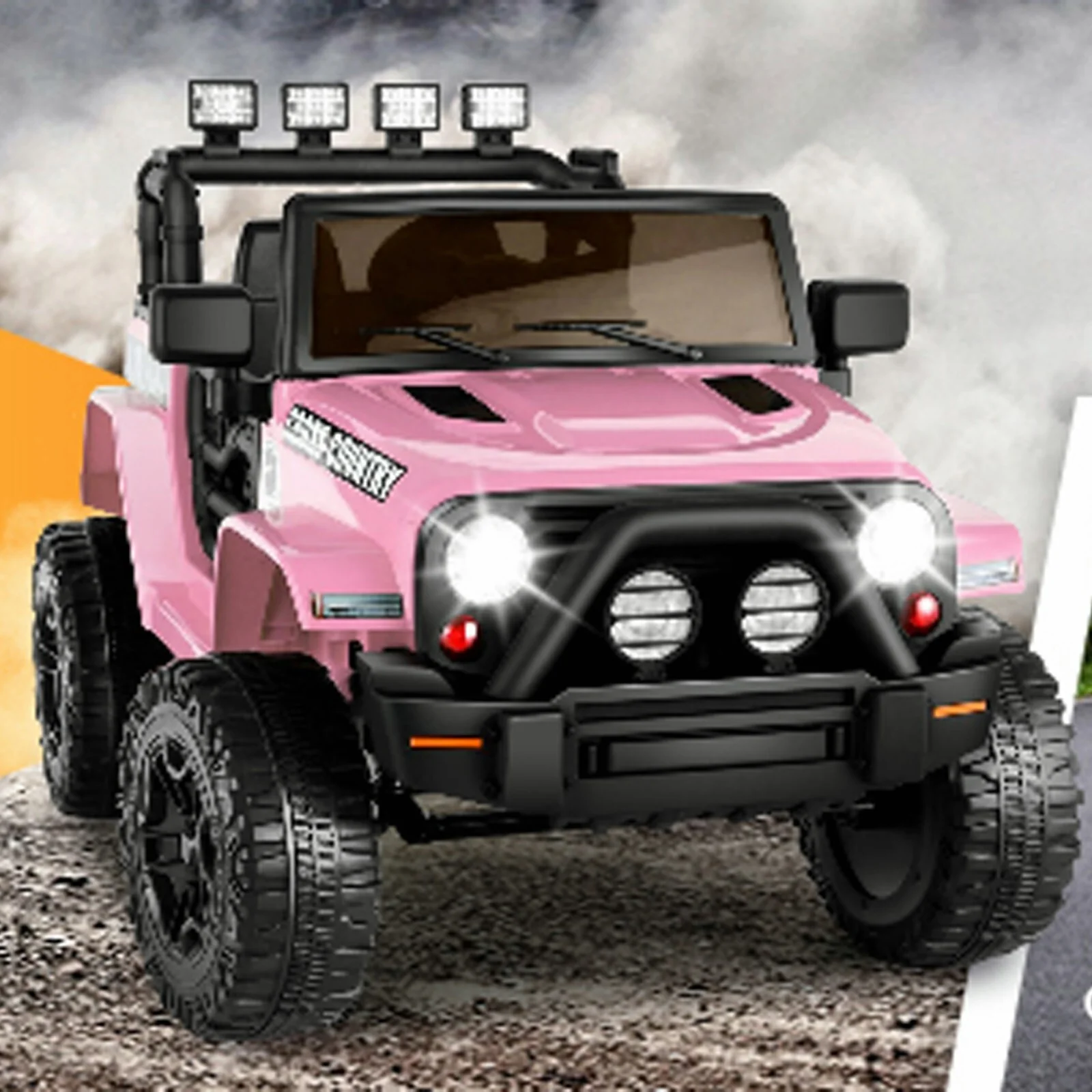 12V Electric Ride-On Power Wheel Truck Car for Kids 3-8 Years, 2-Seater Toy Vehicle - Image 20