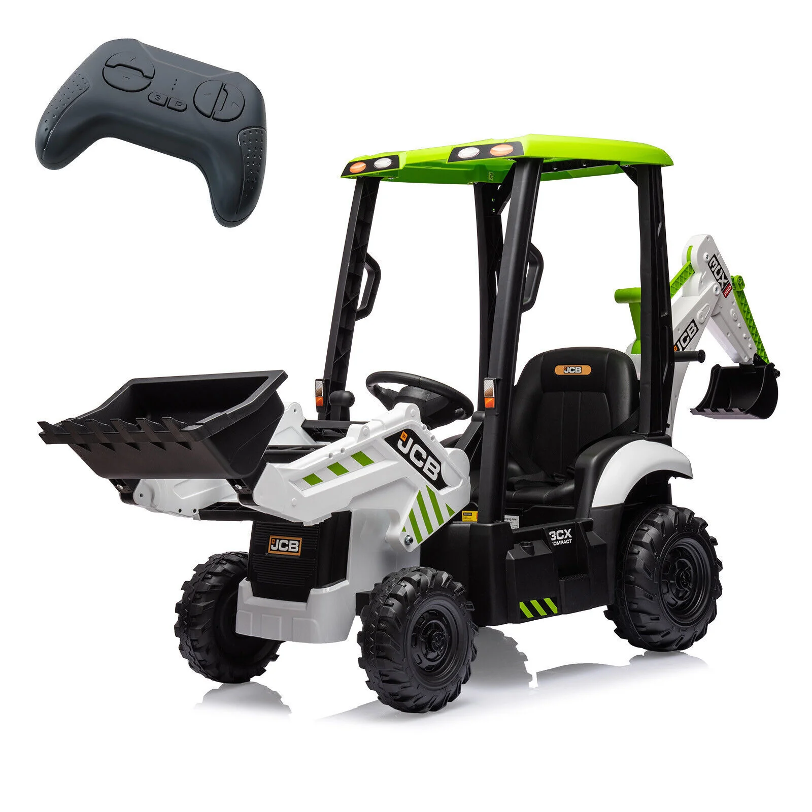 12V Ride-On Movable Excavator Toy Truck for Kids Ages 1-5 - Image 14