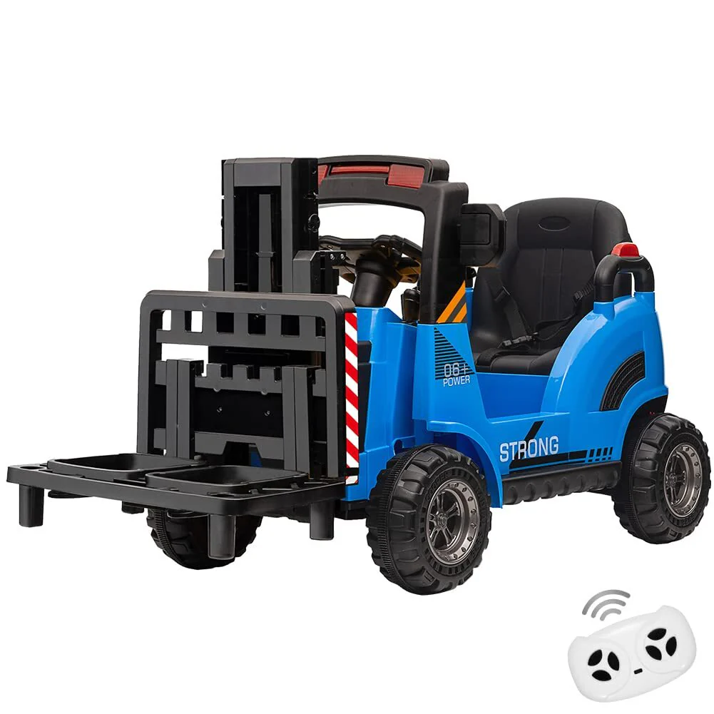 12V Electric Ride-On Forklift Construction Car with Remote Control - Image 2