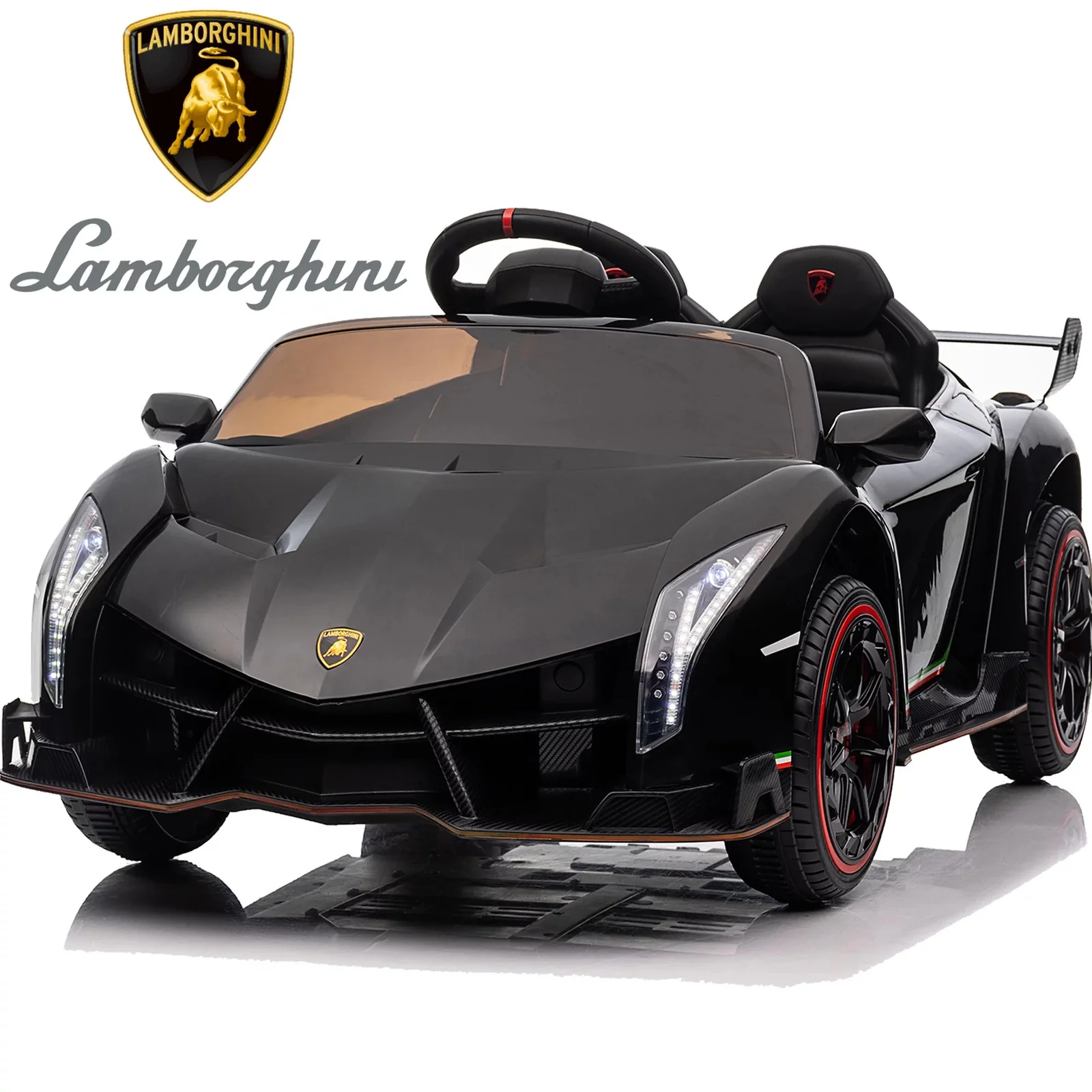 12V Kids Ride-On Sports Car with Remote Control, Lamborghini Style - Image 13