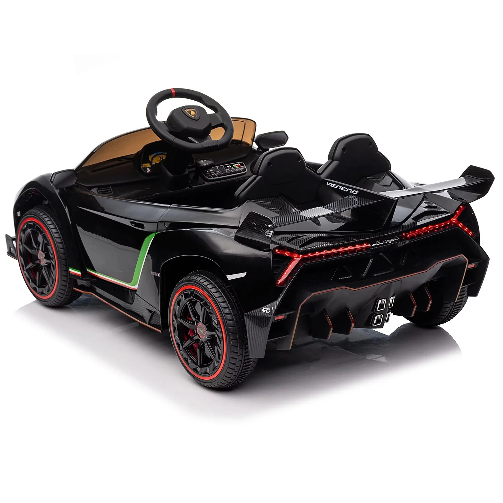 12V Kids Ride-On Sports Car with Remote Control, Lamborghini Style - Image 8