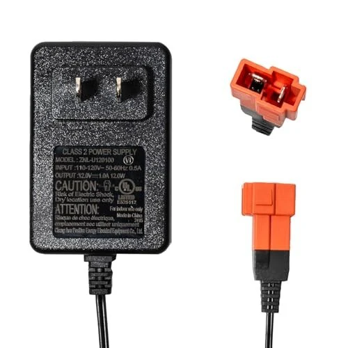 12V Ride-On Toy Battery Charger Power Adapter with Square Plug for Kids Electric Car - Image 3