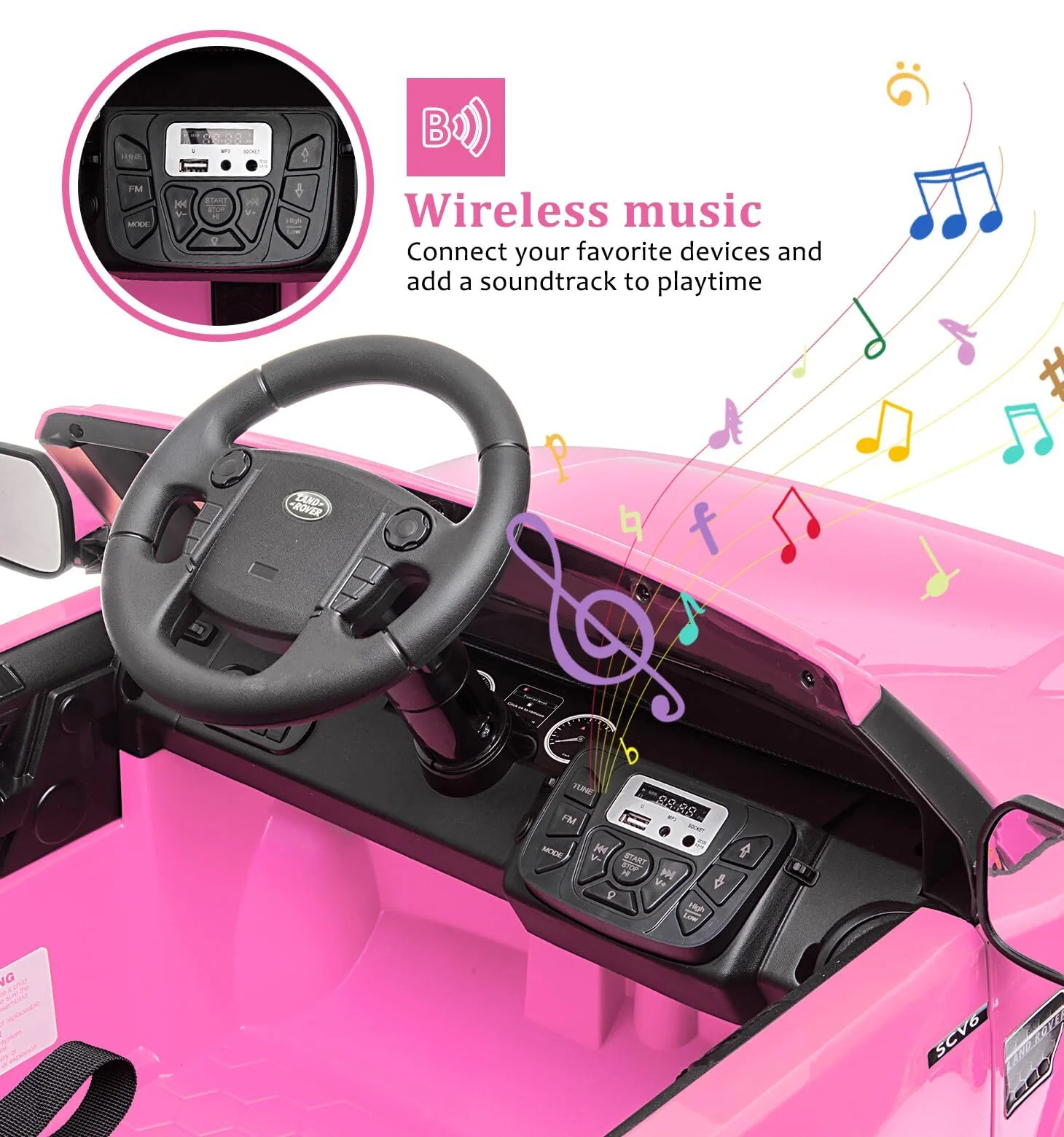 12V Electric Ride-On Car for Toddlers and Kids 3-8 with Parent Remote Control - Image 4