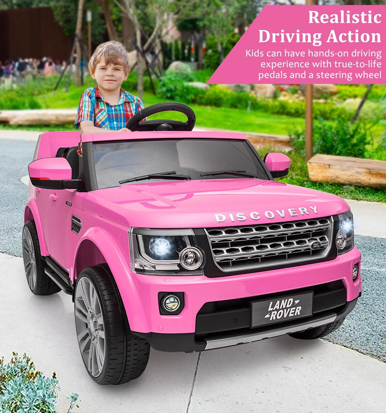 12V Electric Ride-On Car for Toddlers and Kids 3-8 with Parent Remote Control - Image 5