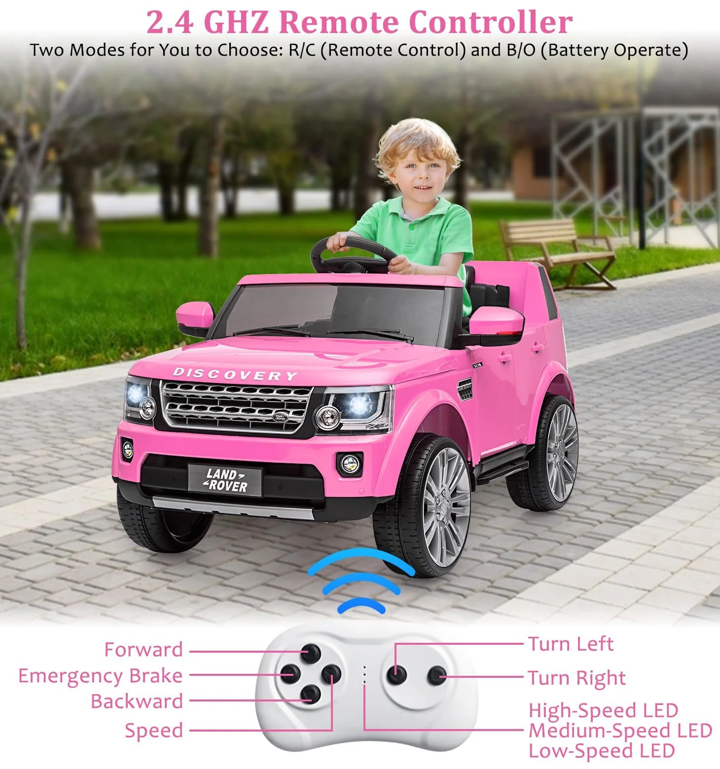 12V Electric Ride-On Car for Toddlers and Kids 3-8 with Parent Remote Control - Image 8