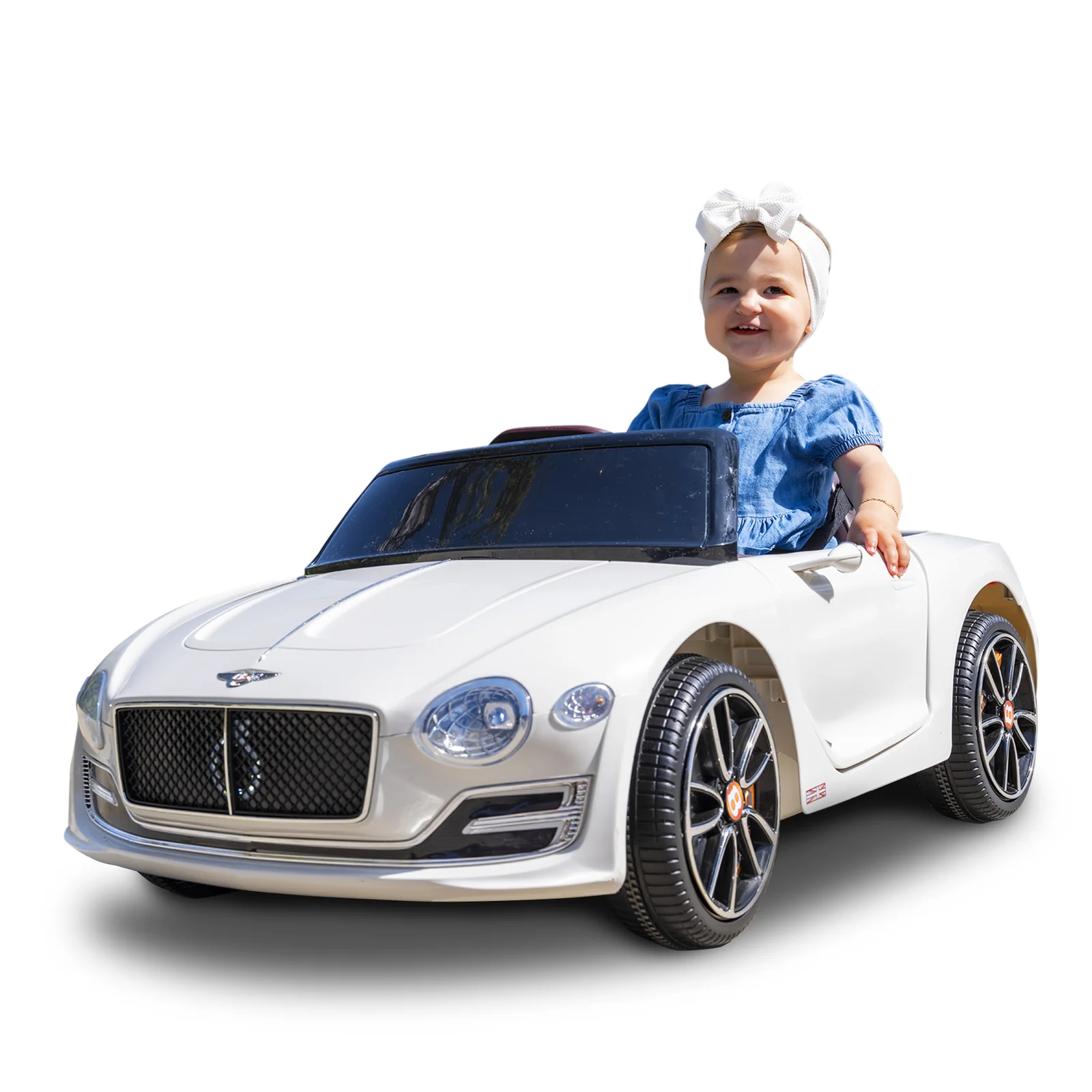 12V Kids Electric Ride-On Car with Remote Control, LED Lights, and MP3 Player, Bentley EXP12 Style - Image 2