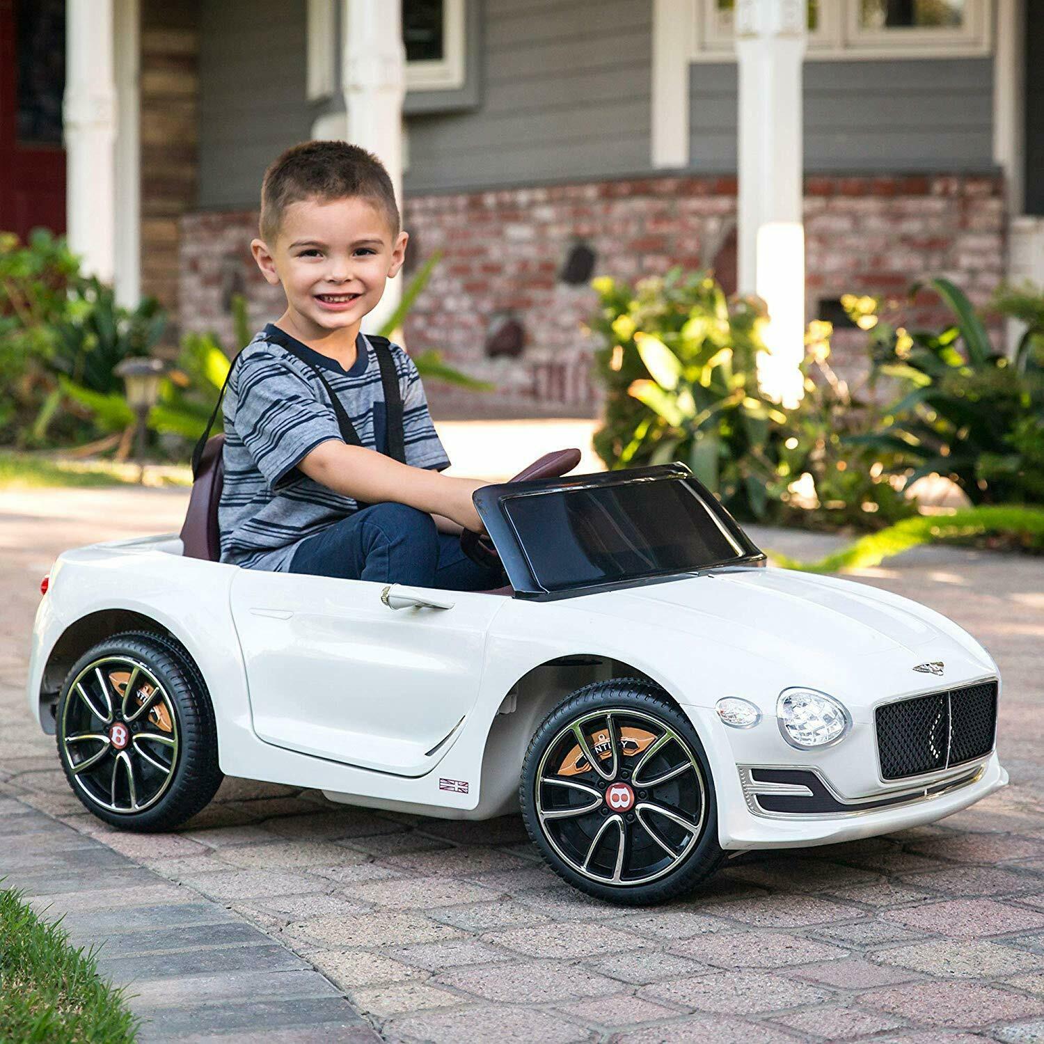 12V Kids Electric Ride-On Car with Remote Control, LED Lights, and MP3 Player, Bentley EXP12 Style - Image 8