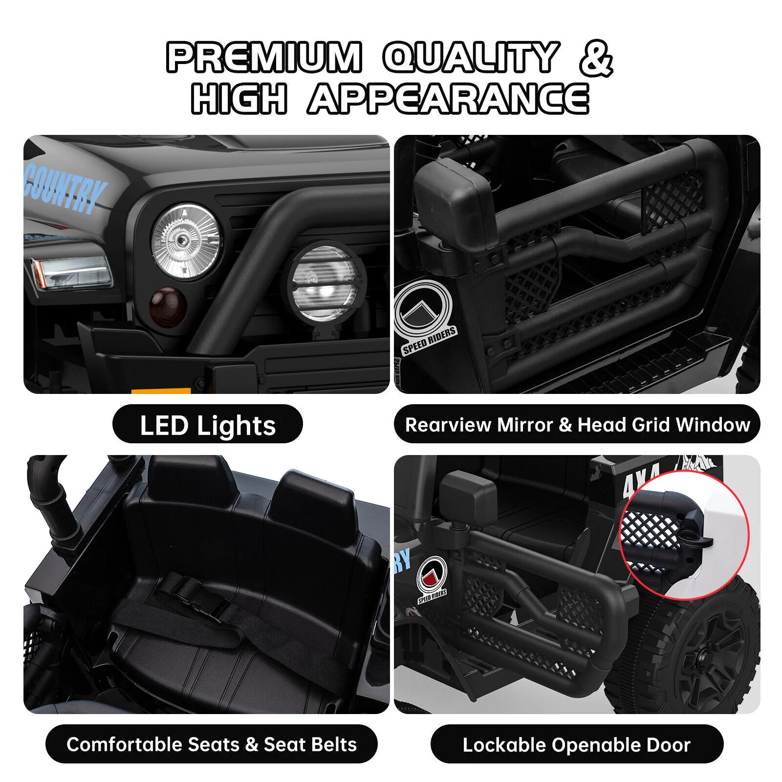 12V Battery-Powered Electric Ride-On Truck Car with Remote Control - Image 11