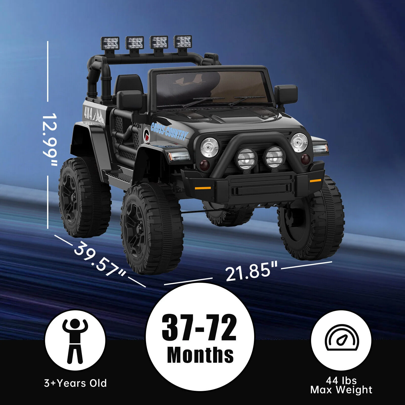 12V Battery-Powered Electric Ride-On Truck Car with Remote Control - Image 14