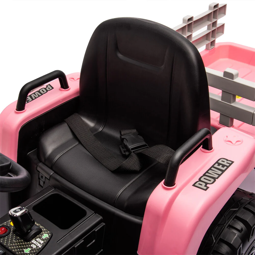 12V Ride-On Tractor with Remote Control and Bluetooth, 3-Speed Kids Toy for Ages 3-6 - Image 24