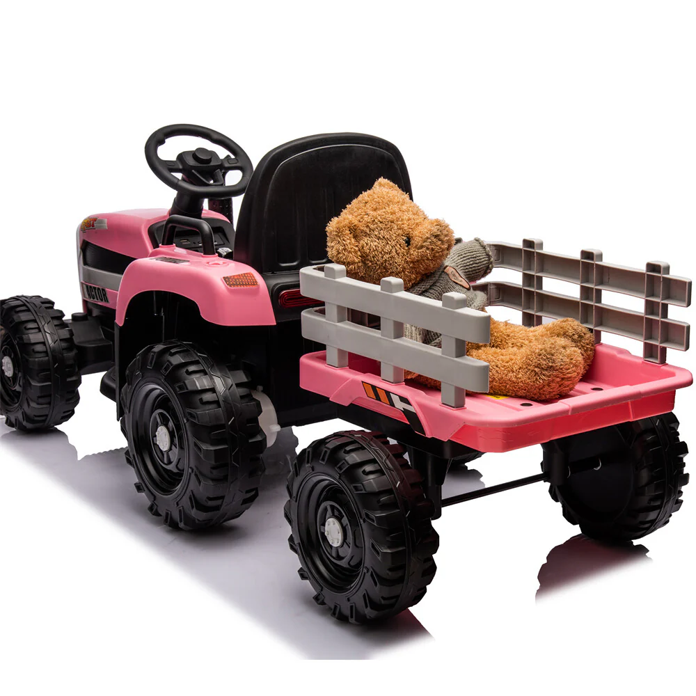 12V Ride-On Tractor with Remote Control and Bluetooth, 3-Speed Kids Toy for Ages 3-6 - Image 9