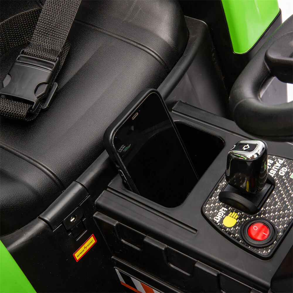 12V Ride-On Tractor with Remote Control and Bluetooth, 3-Speed Kids Toy for Ages 3-6 - Image 12