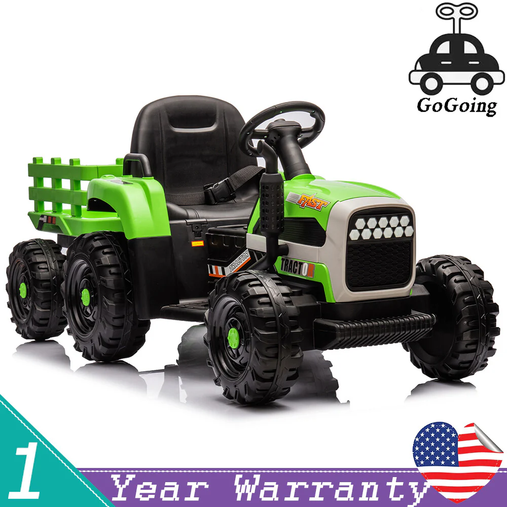 12V Ride-On Tractor with Remote Control and Bluetooth, 3-Speed Kids Toy for Ages 3-6 - Image 25
