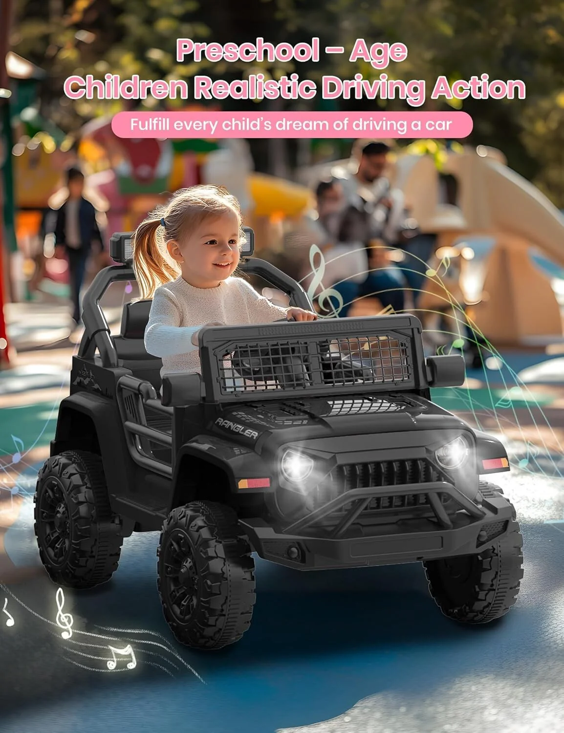 12V Ride-On Truck Car with Parent Remote Control - Image 4