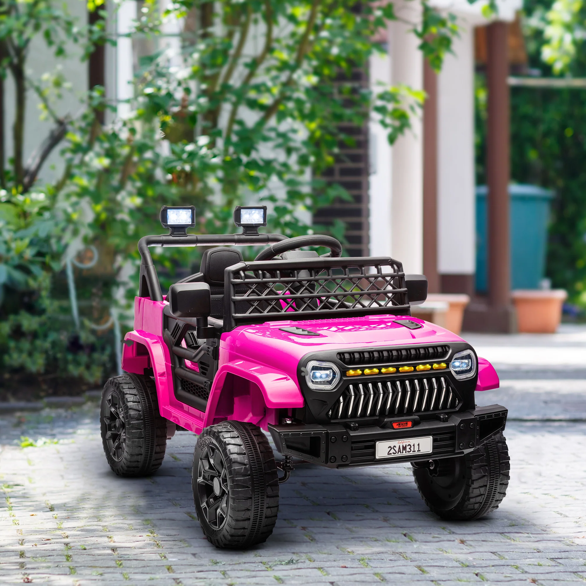 12V Ride-On Truck with Spring Suspension and Remote Control - Image 9